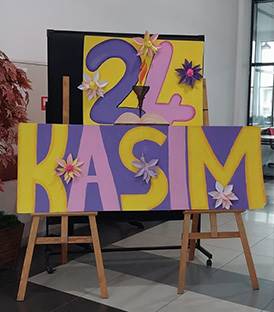 24 KASIM ÖĞRETMENLER GÜNÜNÜ COŞKUYLA KUTLADIK