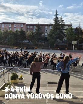 DÜNYA YÜRÜYÜŞ GÜNÜNDE HAREKET DOLU BİR GÜN